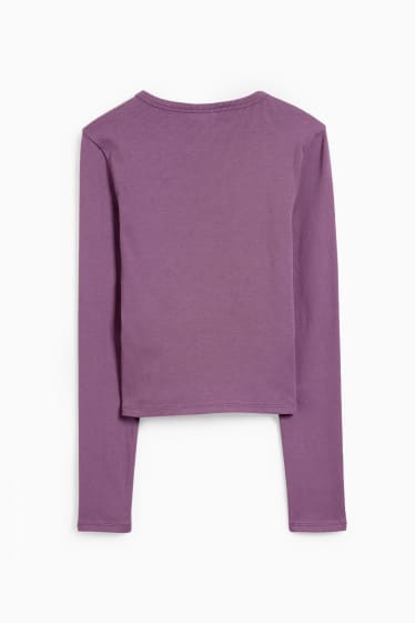 Dames - CLOCKHOUSE - longsleeve - paars