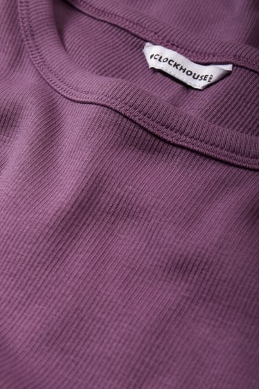 Dona - CLOCKHOUSE - Samarreta de màniga llarga - violeta