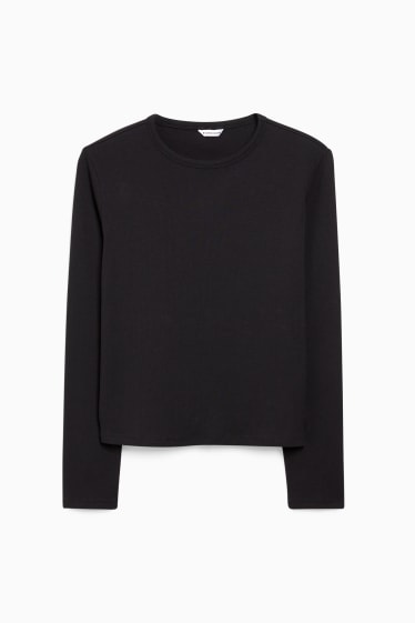 Women - CLOCKHOUSE - long sleeve top - black