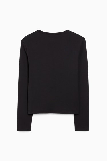 Women - CLOCKHOUSE - long sleeve top - black