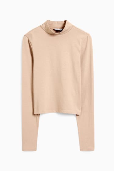 Donna - Maglia a maniche lunghe - tortora