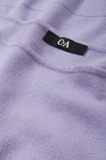 Donna - Maglione basic - viola chiaro