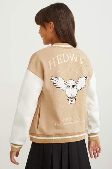 Kinder Mädchen - Harry Potter - Collegejacke - beige
