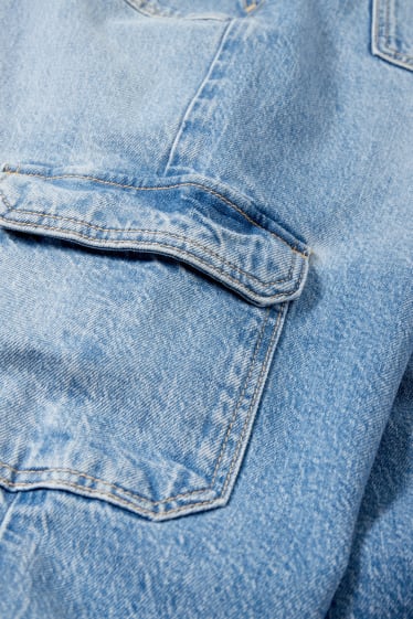 Enfants filles - Wide leg jean - LYCRA® - jean bleu clair