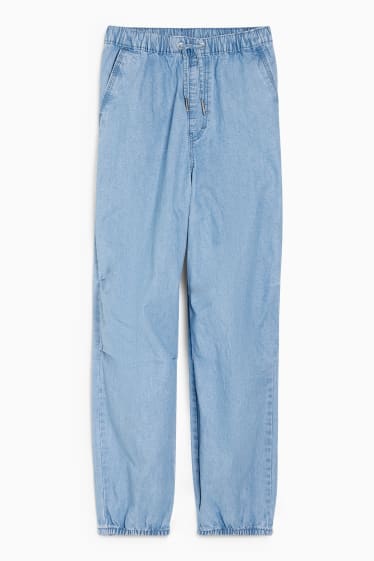 Kinderen: meisjes - Broek - jeansdonkerblauw