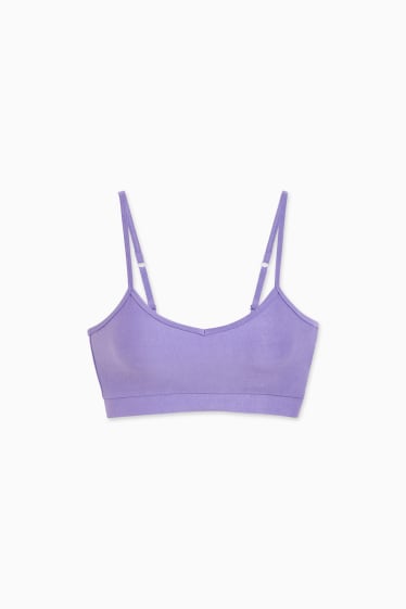 Donna - Reggiseno sportivo - viola