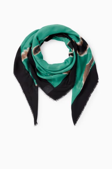 Damen - Schal - grün