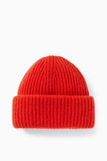 Donna - Berretto di cashmere - arancio scuro
