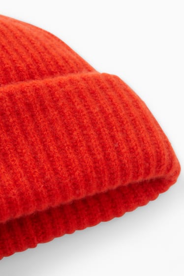 Donna - Berretto di cashmere - arancio scuro