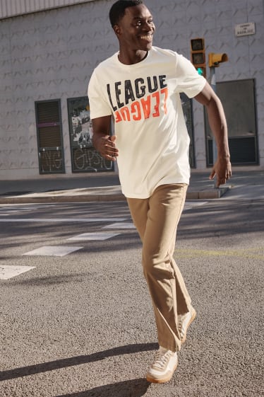 Men - T-shirt - cremewhite