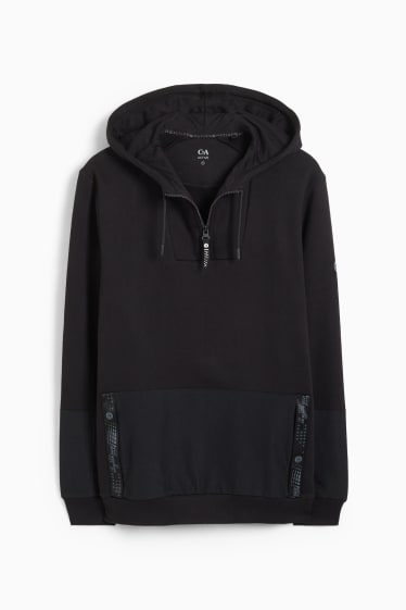 Heren - Hoodie - zwart