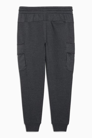 Uomo - Pantaloni sportivi cargo - grigio scuro