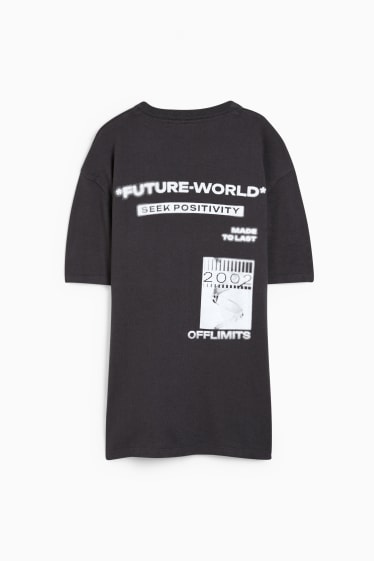 Men - Oversized T-shirt - dark gray