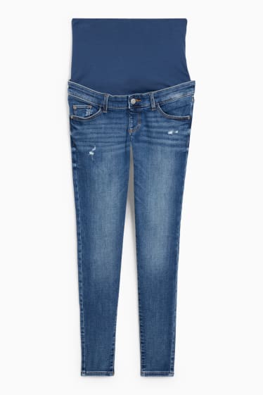 Kobiety - Dżinsy ciążowe - Skinny jeans - dżins-niebieski