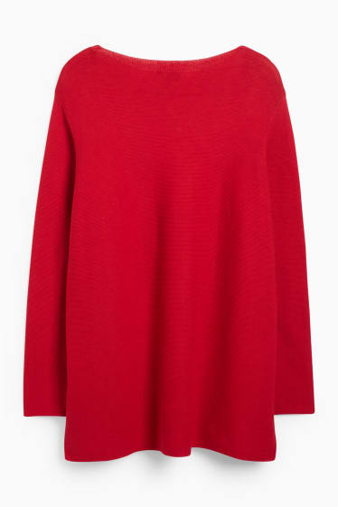 Donna - Maglione - rosso scuro