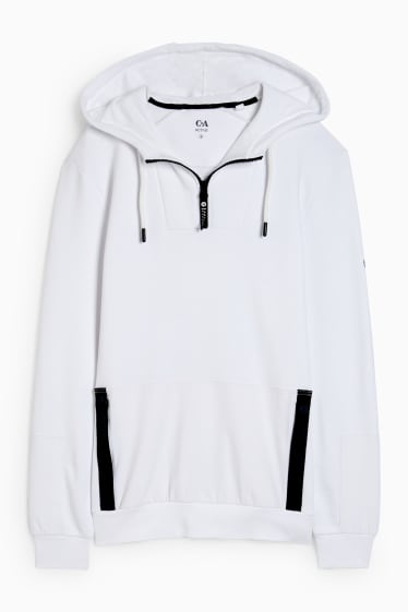 Hombre - Sudadera con capucha - blanco