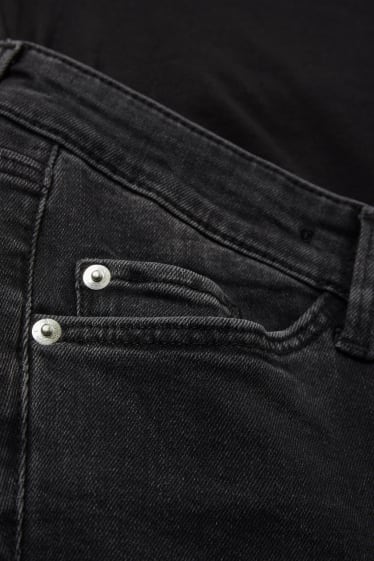 Women - Maternity jeans - slim jeans - LYCRA® - denim-dark gray