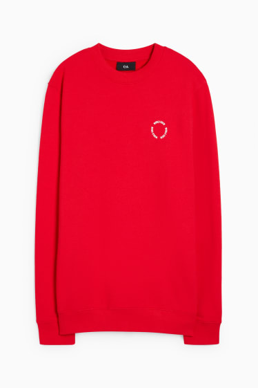 Herren - Sweatshirt - rot