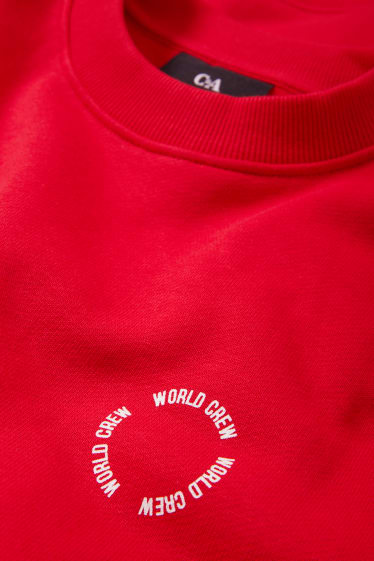 Herren - Sweatshirt - rot
