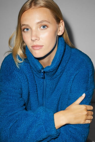 Damen - CLOCKHOUSE - Teddyjacke - blau
