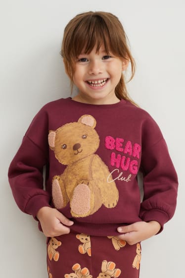 Kinder - Sweatshirt - bordeaux