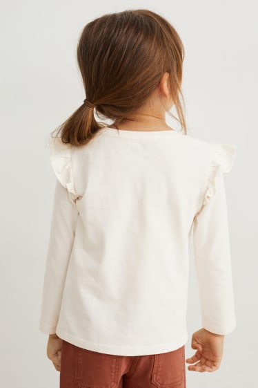 Bambine - Maglia a maniche lunghe - bianco crema