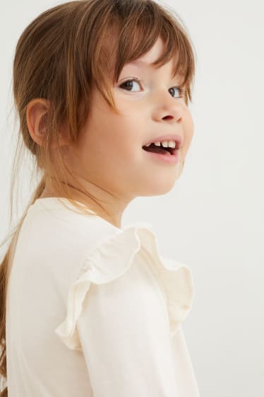 Bambine - Maglia a maniche lunghe - bianco crema