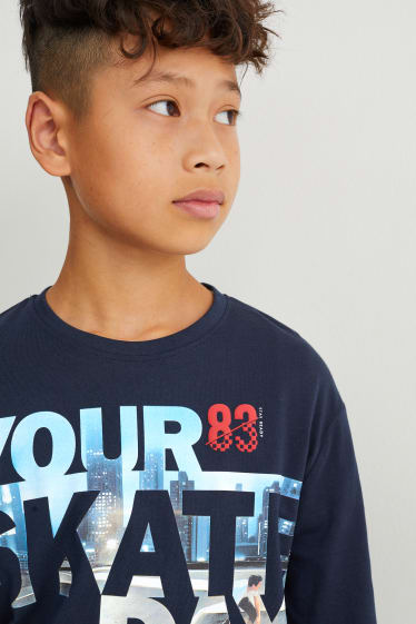 Children Boys - Long sleeve top - dark blue