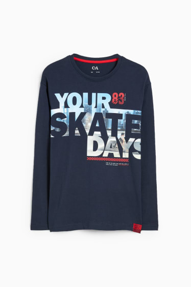 Children Boys - Long sleeve top - dark blue