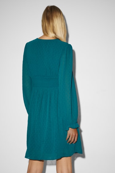 Femei - CLOCKHOUSE - rochie în A - verde