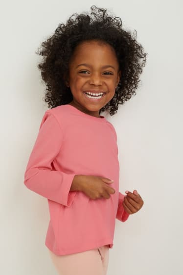 Kinder Mädchen - Langarmshirt - pink