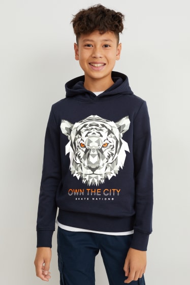 Kinder Jungen - Hoodie - dunkelblau