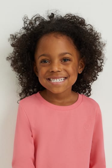 Kinder Mädchen - Langarmshirt - pink