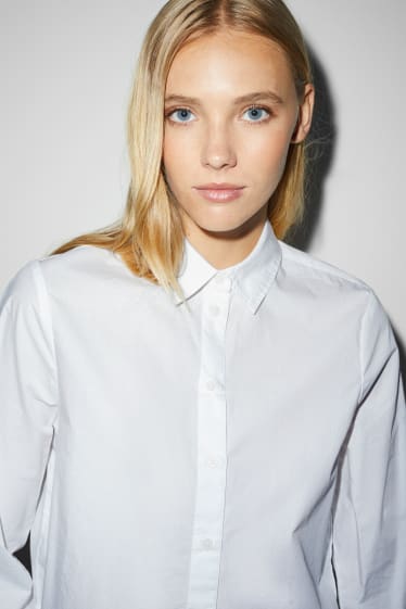 Dona - Brusa crop - blanc