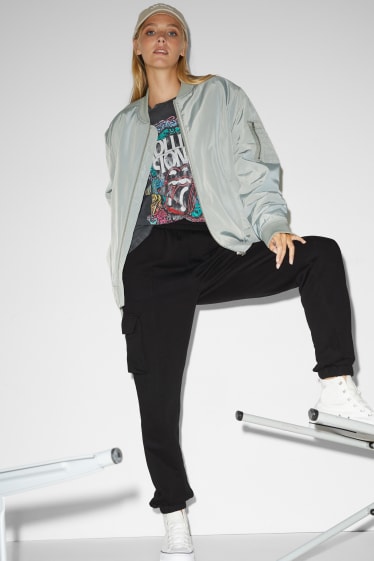Damen - CLOCKHOUSE - Cargo-Jogginghose - schwarz