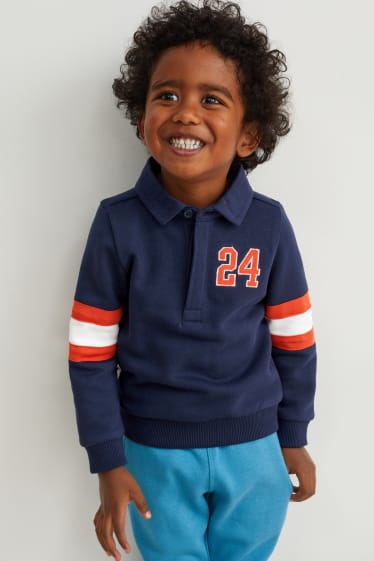 Kinderen: jongens - Sweatshirt - donkerblauw