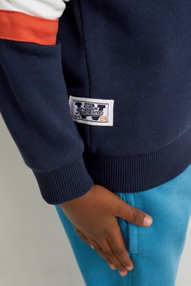 Kinderen: jongens - Sweatshirt - donkerblauw