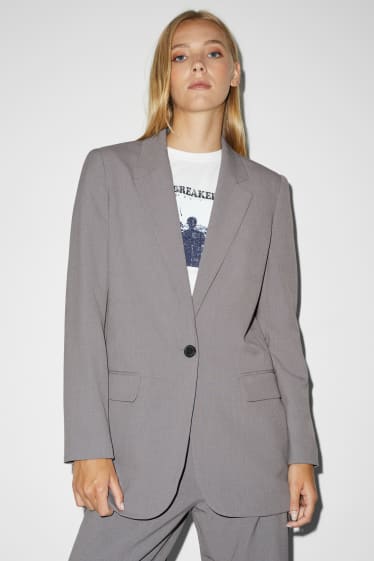 Women - CLOCKHOUSE - blazer - relaxed fit - gray