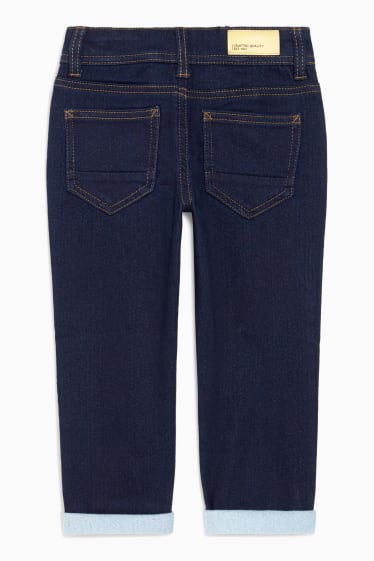 Enfants garçons - Slim jean - jean chaud - jog denim - jean bleu foncé