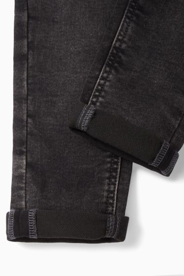 Enfants garçons - Slim jean - jean chaud - jog denim - jean gris foncé