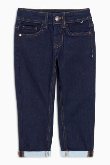 Copii - Slim jeans - jeans termoizolanți - jog denim - denim-albastru închis