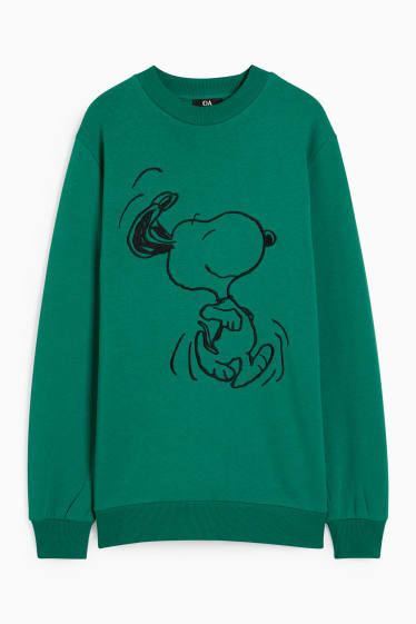 Dames - Sweatshirt - Snoopy - groen