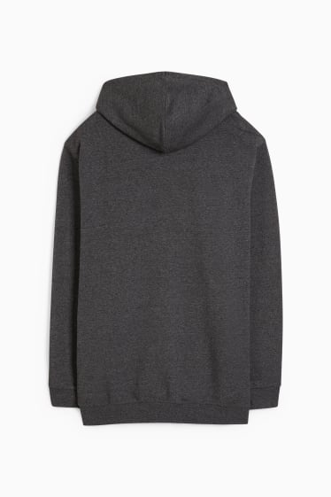 Hommes - Sweat à capuche - gris foncé