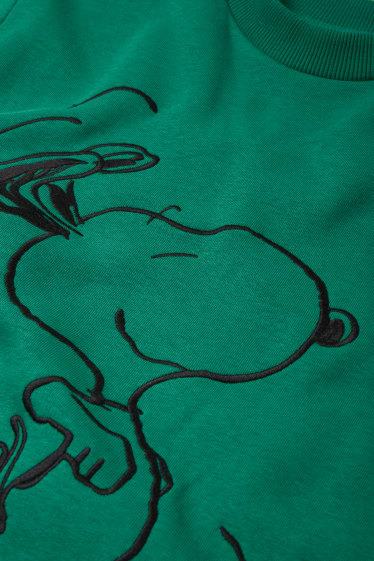 Dames - Sweatshirt - Snoopy - groen