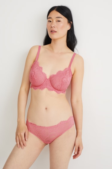 Damen - Slip - pink