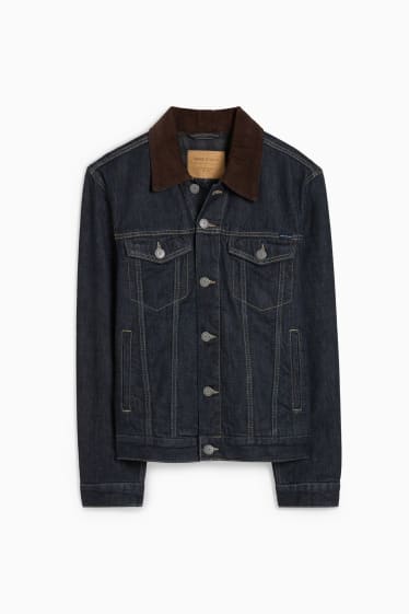 Hommes - Veste en jean - jean bleu foncé