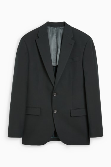 Hommes - Veste de costume - regular fit - Flex - matière extensible - gris foncé