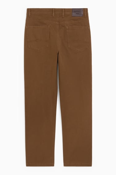Uomo - Pantaloni - regular fit - marrone