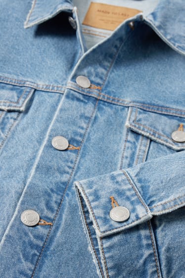 Hommes - Veste en jean - jean bleu clair