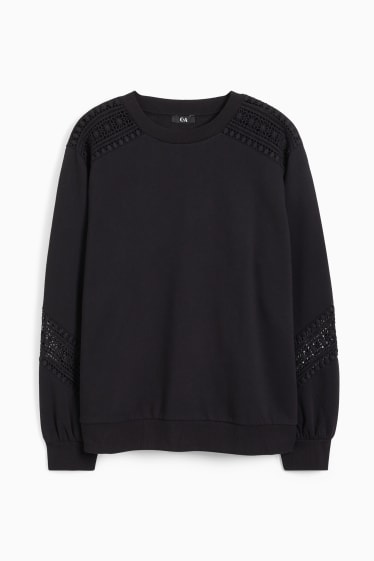 Damen - Sweatshirt - schwarz